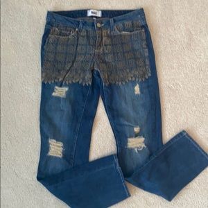 Paige jeans. Washed but not worn.